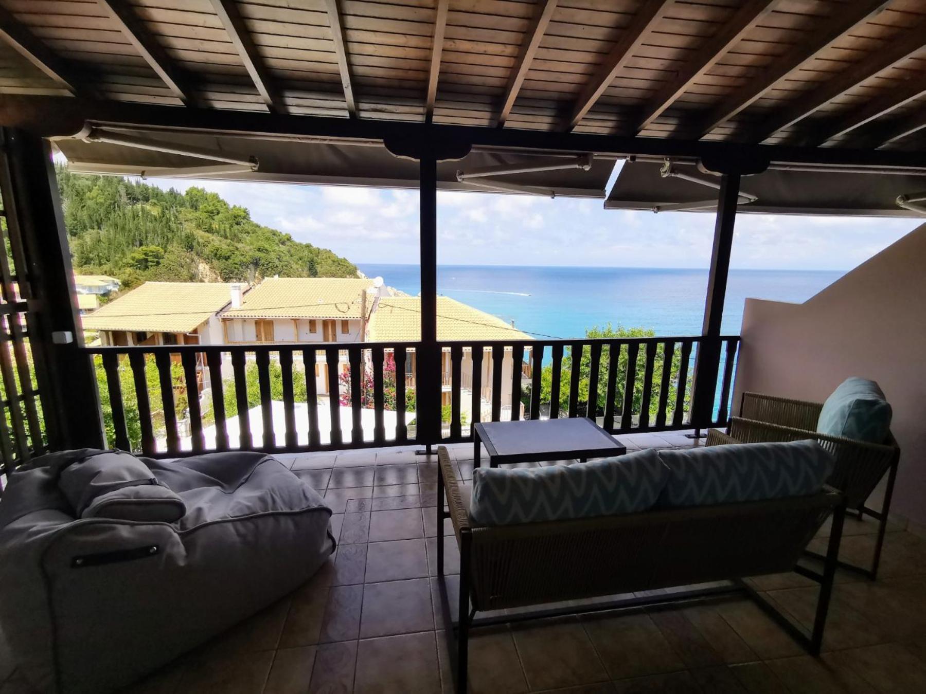 The Ionian View Apart otel Áyios Nikítas Dış mekan fotoğraf